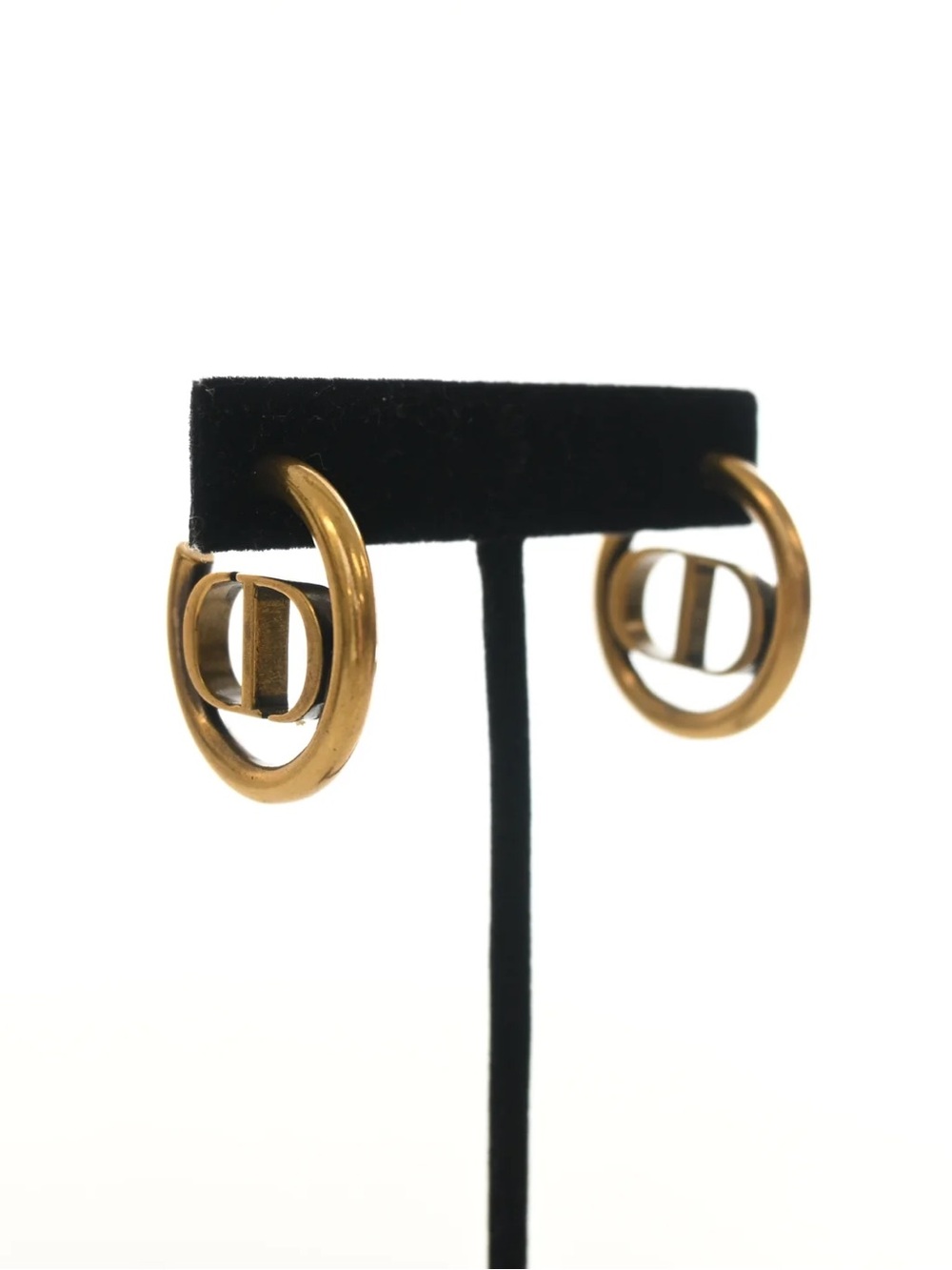 CHRISTIAN DIOR 30 MONTAIGNE HOOP EARRINGS